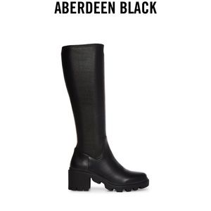 Steve Madden Aberdeen Black Boots